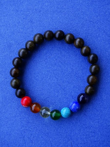 Chakra Mala Bracelet, 7 different stones